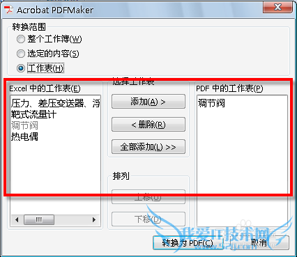 将Excel文档转换为pdf文档