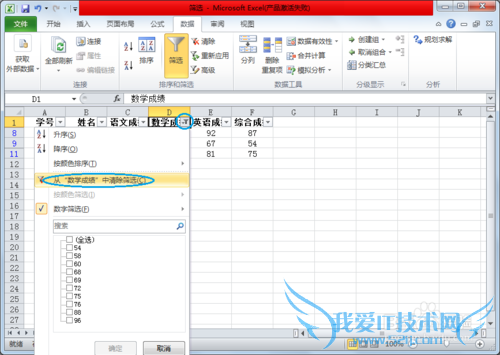 Excelͳѧã[2]ɸѡ(Զɸѡ)