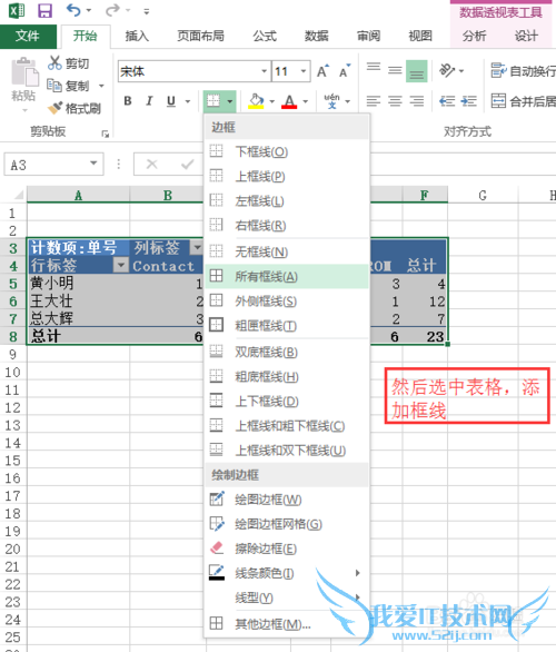 Excel怎么做透视表?