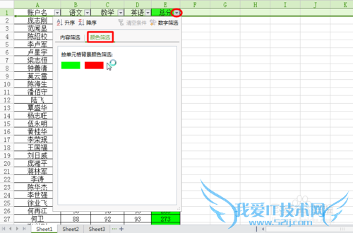 Excel表格如何让数据显示不同的颜色