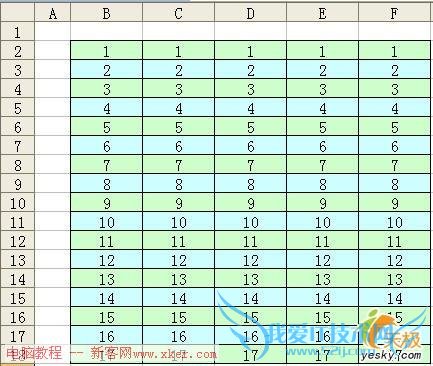 快速实现Excel、Word表格奇偶行交错着色