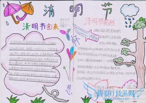 清明节手抄报素材