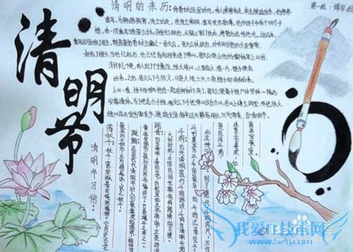 清明节手抄报素材