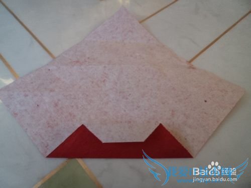 教你折叠圣诞老人-圣诞节