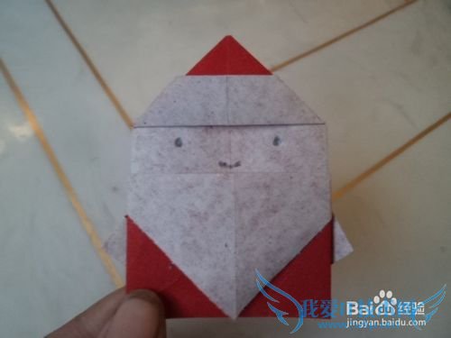 教你折叠圣诞老人-圣诞节