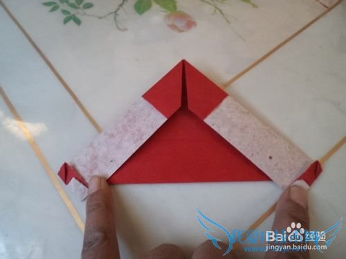 教你折叠圣诞老人-圣诞节