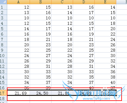 Excel表格求平均值后设置小数点后位数