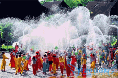 共度欢乐的西双版纳泼水节