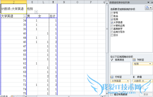 怎么用excel 2010的数据透视表