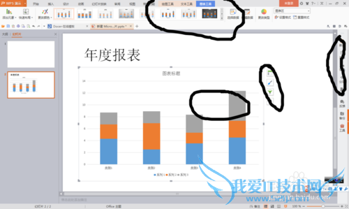 PPT 中插入图表如何进行编辑?
