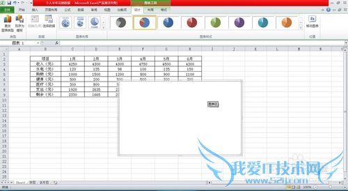 如何用Excel图表对日常消费进行更客观的整理