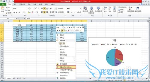 如何用Excel图表对日常消费进行更客观的整理