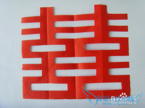 怎样剪纸双喜字