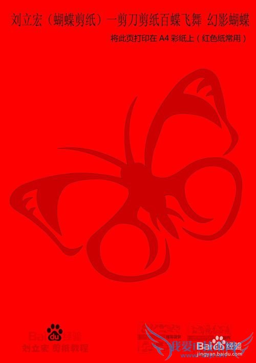 刘立宏(蝴蝶剪纸)一剪刀剪纸百蝶 013幻影蝴蝶