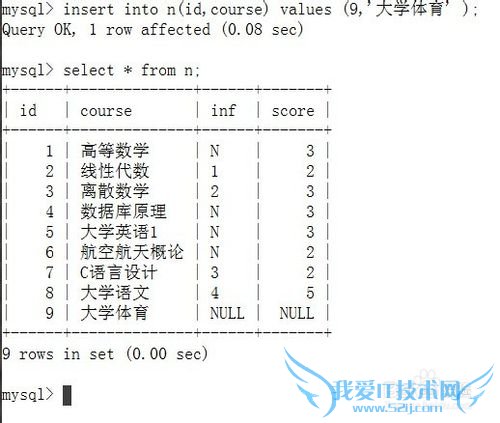 SQL如何正确的插入数据