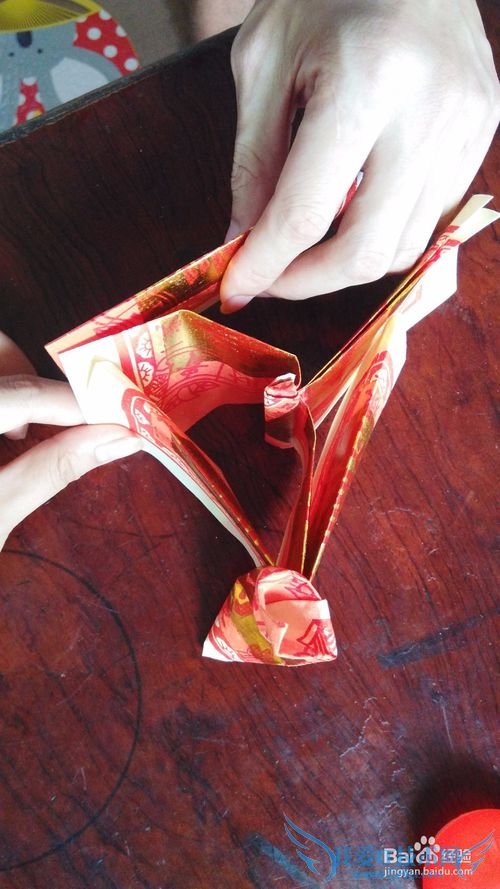 如何折四通佛冠