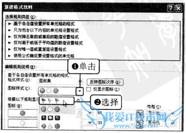 Excel2010中如何使用图标集标示合格人员