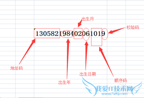 Excel中如何利用身份证号提取出生年月信息