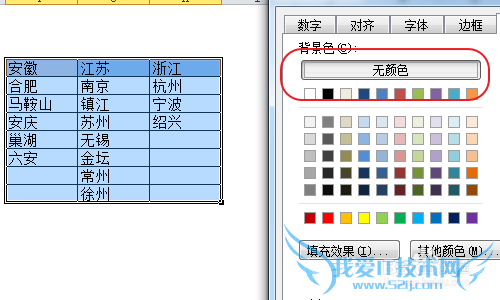 Excel怎样设置局部表格背景,设置所选位置背景