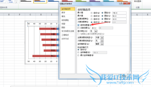 excel如何设置对照条形图