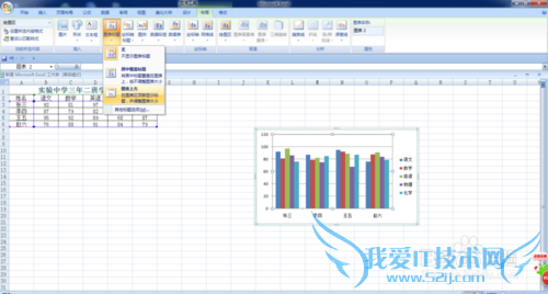 excel2007中图表的建立