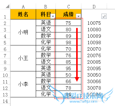 合并单元格的excel工作表排序