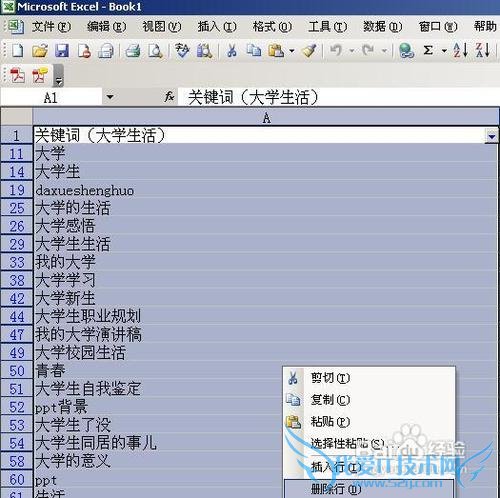 怎样在Excel中快速删除你不想要的数据