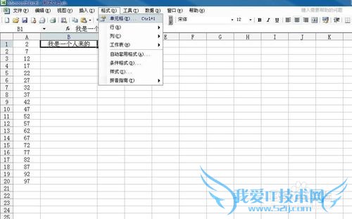 如何在excel中设置自动换行
