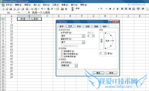如何在excel中设置自动换行