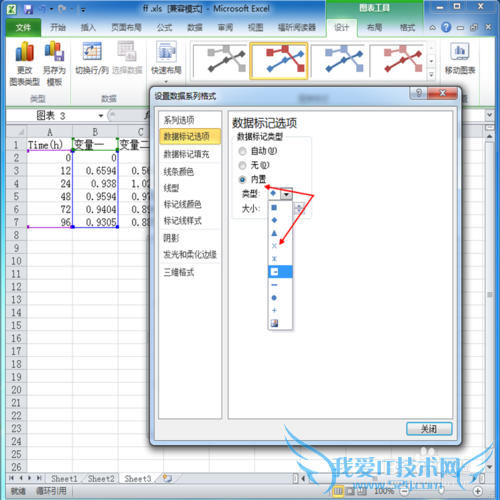 Excel2010如何做美观的双坐标图表