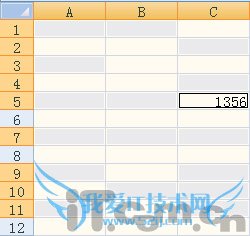 填充Excel中不连续的单元格的方法