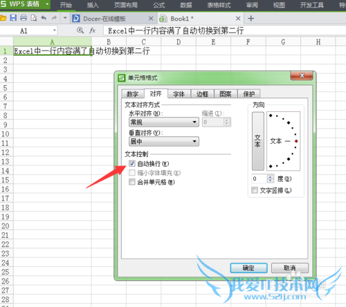 在Excel 中,一个单元格中打出两行字