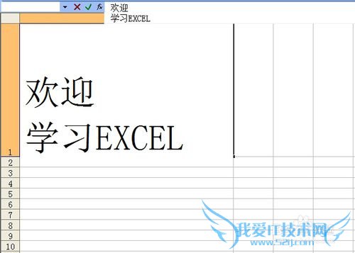 EXCEL中如何实现单元格内文字换行