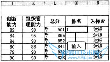 Excel2010中如何使用排序建立成绩排行榜