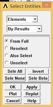ANSYS ò鿴ĳһӦֵĵԪ