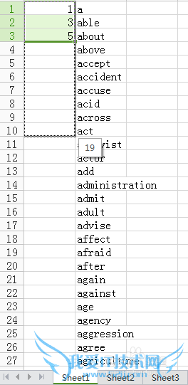excel在每一行的后面插入一空白行的快速方法