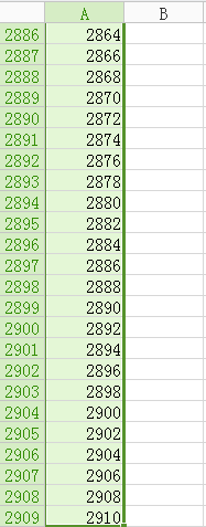 excel在每一行的后面插入一空白行的快速方法