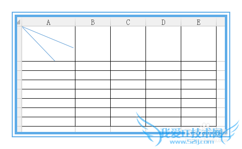 excel表中绘制斜线表头