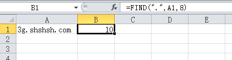 Excel 表格Find函数用法
