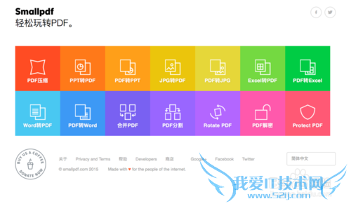 最好的PDF在线无损转换工具Smallpdf
