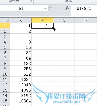 如何将excel的一列乘以同一个数