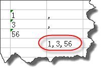 excelνֵϲһԪ񲢷ֺŸ