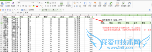 如何利用Excel/WPS表格制作智能成绩查询系统