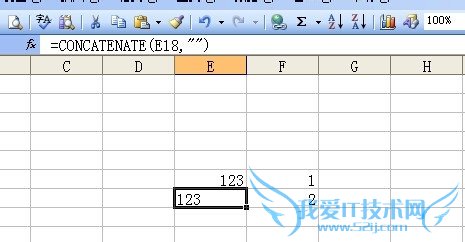 EXCEL中数值型数字转换文本型数字方法总结
