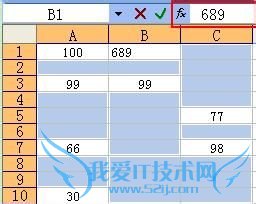 Excel如何在空行空单元格内快速填充相同的内容