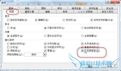 Excel中如何显示或隐藏工作表标签呢?