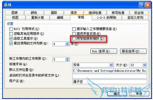 EXCEL滚动鼠标滚轮变成放大缩小怎么办