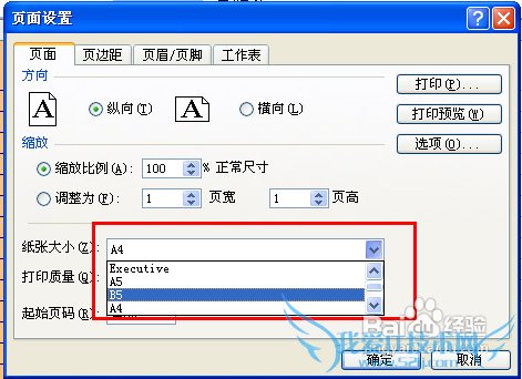 怎样自定义EXCEL表格的打印纸张