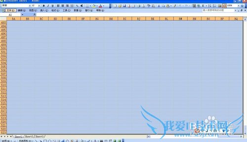 excel超大范围内调整选区大小的技巧