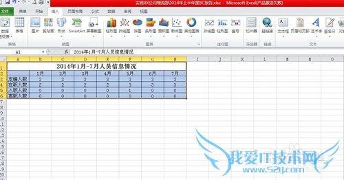在Excel表格中如何插入图表